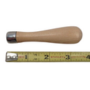 6  Lutz USA Made T-1 Skroo-Zon Birch Wood  File Handles for 3" Files - Cardon Tools