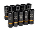 Gearwrench 10pc Deep Bolt Biter Impact Extractor Socket Set SAE / MET