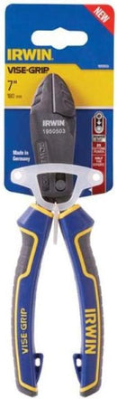 NEW Old Stock Irwin Vise-Grip Germany 1950503 7″ Diagonal MAX POWER SLOT Cutting Pliers - Cardon Tools