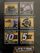 Gearwrench 10pc Deep Bolt Biter Impact Extractor Socket Set SAE / MET