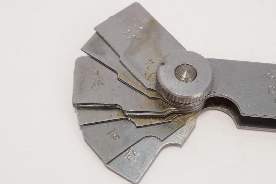 New Old Stock Fujikogu FUJI Tools 272A Radius Gauge 1/32"-17/64". Made in Japan - Cardon Tools