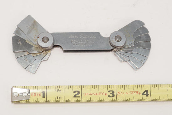 New Old Stock Fujikogu FUJI Tools 272A Radius Gauge 1/32"-17/64". Made in Japan - Cardon Tools