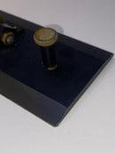 Excellent Vintage Solid Brass 18" Rolling Rule Ruler from Military Naval School - Cardon Tools