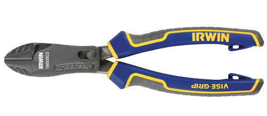 NEW Old Stock Irwin Vise-Grip Germany 1950503 7″ Diagonal MAX POWER SLOT Cutting Pliers - Cardon Tools