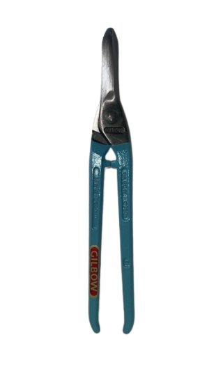 Record Gilbow 12" Hollow Ground SHEARS Straight Handle Sheet Metal Tin Snips G950/12 - Cardon Tools