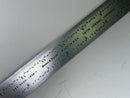 New Old Stock Brown & Sharpe USA 18" Satin Chrome Tempered Combination Square Blade Rule - Cardon Tools