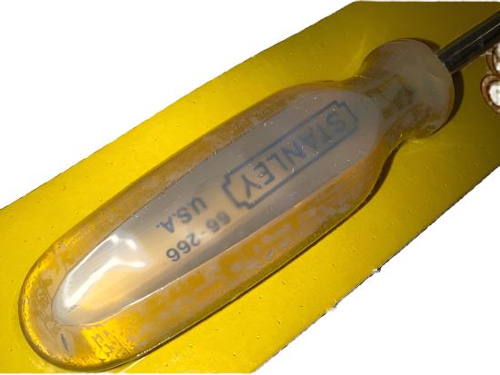 New Old Stock 1987 USA Made Stanley Professional 6"  Slot Screwdriver 66-266 BORON Steel - Cardon Tools