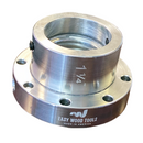 Metal Faceplate with 'Easy Wood Tools' branding on a white background