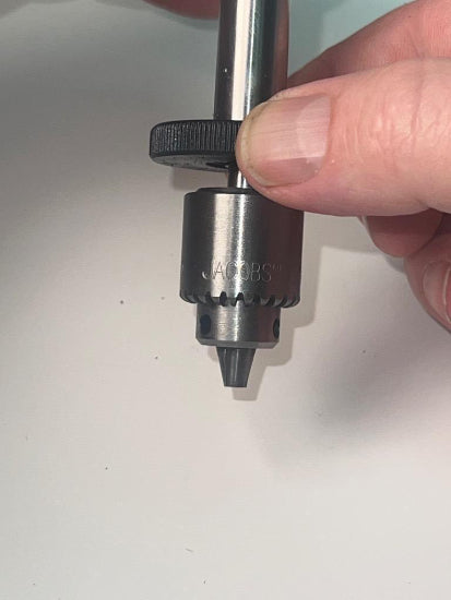 No. 0 Jacobs Precision 0-5/32" Cap. Drill Chuck with AF-22 Accu-Feed Drill Adapter - Cardon Tools