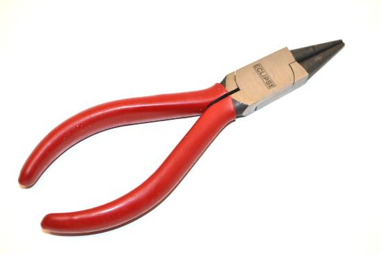 New Old Stock ELLIOT LUCAS ECLIPSE UK 6" JEWELERS Round Tapered Nose Pliers - Cardon Tools