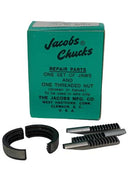 New Old Stock Original Jacobs U1 Jaws & Threaded Nut Repair Kit for 1-1B Drill Chuck. USA - Cardon Tools