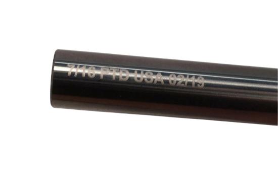 Precision Twist USA 7/16" EXTRA LONG 4FL, 6" SOLID CARBIDE End Mill - Cardon Tools
