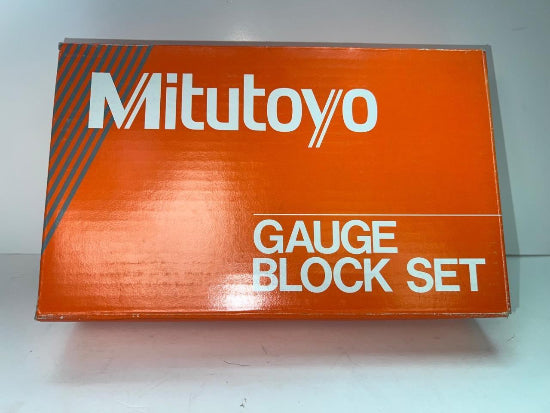 Mitutoyo 35 Pc Rectangular GRADE 3  Gage Block Set. 516-915 Made in Japan - Cardon Tools