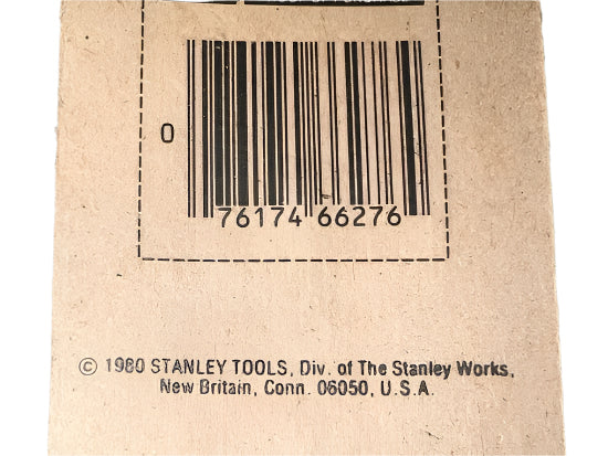 New Old Stock 1980 Stanley USA Workmaster  6" SQUARE SHANK Slot / Flat  Screwdriver 66-276 - Cardon Tools