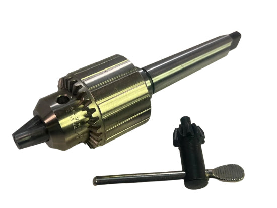 New Old Stock  Original Jacobs 5/64"- 1/2" Cap. Medium DUTY Drill Chuck c/w MT 2 Shank 2MT - Cardon Tools