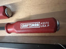 New Old Stock Craftsman USA 3pc Curved Pry Bar with Steel STRIKE Cap 12", 17" & 25" - Cardon Tools