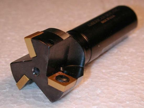 AMERICAN SUN 1-1/4" Indexable End Mill 3/4" Shank  710-2 USA Made - Cardon Tools