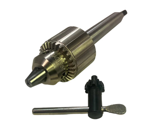 New Old Stock  Original Jacobs 5/64"- 1/2" Cap. Medium DUTY Drill Chuck c/w MT 2 Shank 2MT - Cardon Tools