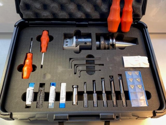 CRITERION USA Made CAT40 0.060-3.250" CNC Boring Kit with Bars & Carbide  Inserts - Cardon Tools