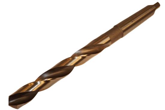 New Old Stock Dominion UK Made 43/64" HSS 2 MT Morse Taper Shank Drill Bit - Cardon Tools