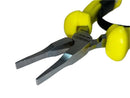 FACOM Flat Nose Serrated Tip Pliers C/W Return Spring FLUO Grips - Cardon Tools