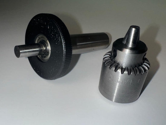 No. 0 Jacobs Precision 0-5/32" Cap. Drill Chuck with AF-22 Accu-Feed Drill Adapter - Cardon Tools