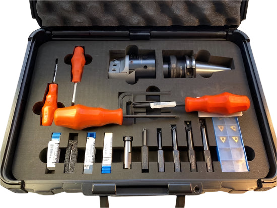 CRITERION USA Made CAT40 0.060-3.250" CNC Boring Kit with Bars & Carbide  Inserts - Cardon Tools