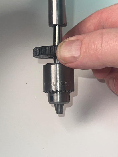 No. 0 Jacobs Precision 0-5/32" Cap. Drill Chuck with AF-22 Accu-Feed Drill Adapter - Cardon Tools