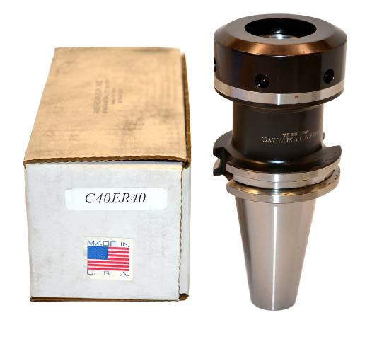 New AMERICAN SUN USA CT40 CAT 40 ER 40 Collet Chuck 4 Milling C40ER40