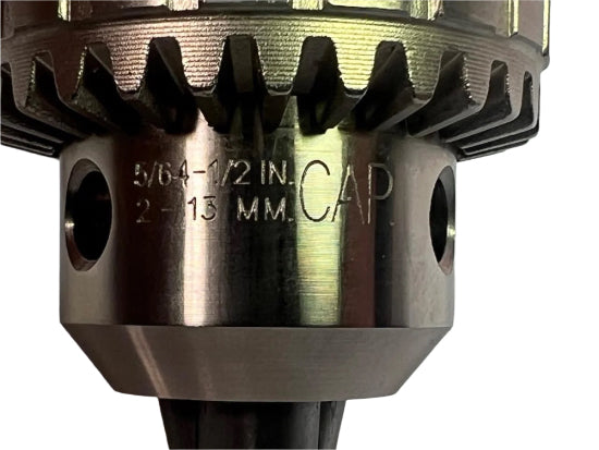 New Old Stock  Original Jacobs 5/64"- 1/2" Cap. Medium DUTY Drill Chuck c/w MT 2 Shank 2MT - Cardon Tools