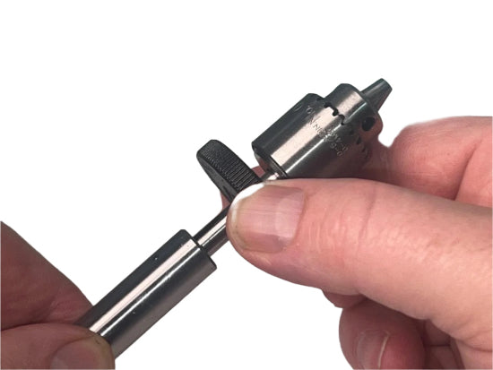 No. 0 Jacobs Precision 0-5/32" Cap. Drill Chuck with AF-22 Accu-Feed Drill Adapter - Cardon Tools