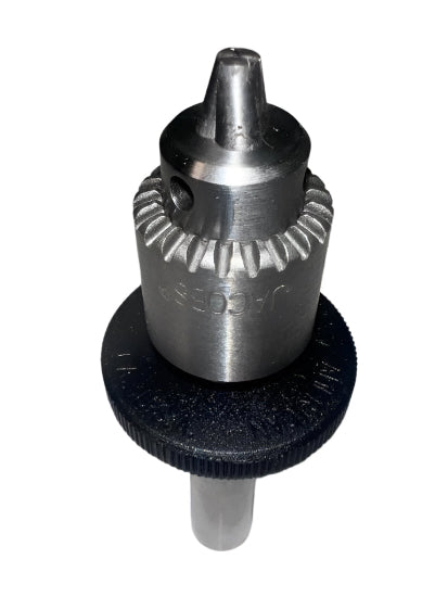 No. 0 Jacobs Precision 0-5/32" Cap. Drill Chuck with AF-22 Accu-Feed Drill Adapter - Cardon Tools