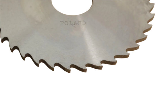 Polish 4" x 9/64" x 1" HSS Slitting Saw Milling Cutter  36 tooth - Cardon Tools