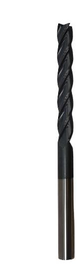 Precision Twist USA 7/16" EXTRA LONG 4FL, 6" SOLID CARBIDE End Mill - Cardon Tools