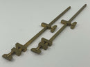 Excellent Vintage Solid Brass 8" Hatagane Japanese Model Makers / Instrument Makers Clamps