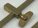 Excellent Vintage Solid Brass 8" Hatagane Japanese Model Makers / Instrument Makers Clamps
