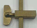 Excellent Vintage Solid Brass 8" Hatagane Japanese Model Makers / Instrument Makers Clamps