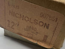 New Old Stock 1980s Nicholson made in Canada 12" FINE Long Angle Lathe File 907851 - Cardon Tools