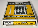 New Old Stock GENERAL Hardware USA Made S-96 Toolmakers Flat Hole Gage 1/8"- 1/2" - Cardon Tools