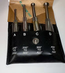New Old Stock GENERAL Hardware USA Made S-96 Toolmakers Flat Hole Gage 1/8"- 1/2" - Cardon Tools