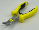 FACOM SHORT Bent Needle Nose / Side Cutting Pliers c/w Return Spring & Off-cut Retainer FLUO - Cardon Tools