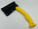 New Old Stock RESOURCEFUL REDNECK ( Trail Blazer )  MADE IN CANADA YELLOW  Hatchet Axe with 440 Stainless Steel Blade - Cardon Tools