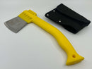 New Old Stock RESOURCEFUL REDNECK ( Trail Blazer )  MADE IN CANADA YELLOW  Hatchet Axe with 440 Stainless Steel Blade - Cardon Tools