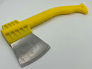 New Old Stock RESOURCEFUL REDNECK ( Trail Blazer )  MADE IN CANADA YELLOW  Hatchet Axe with 440 Stainless Steel Blade - Cardon Tools