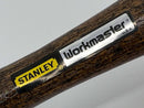 New Old Stock 1980's STANLEY WORKMASTER USA  16oz Claw Hammer Hickory Handle - Cardon Tools