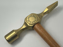 New Old Stock 2023 Lie Nielsen USA made Brass Cross Peen Hammer - Cardon Tools