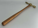 New Old Stock 2023 Lie Nielsen USA made Brass Cross Peen Hammer - Cardon Tools