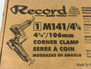 Pristine RECORD made in Sheffield England 4 1/4" Cast Iron Corner Clamp c/w Box - Cardon Tools