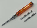 New Old Stock FACOM AMJ - 4pc Slotted Isoryl Multi-Bit Screwdriver Made in FRANCE - Cardon Tools