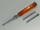 New Old Stock FACOM AMJ - 4pc Slotted Isoryl Multi-Bit Screwdriver Made in FRANCE - Cardon Tools